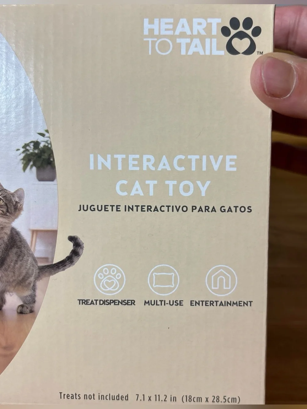 Heart to Tail Interactive Cat Toy Treat Dispenser (Treat Not Included) NEW